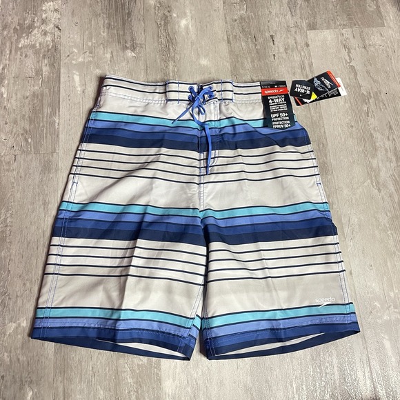 Speedo Swim trunks Size Medium 4-Way Comfort‎ Stretch UPF 50+ Z-357 - Picture 1 of 7